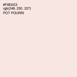 #F8E6E3 - Pot Pourri Color Image